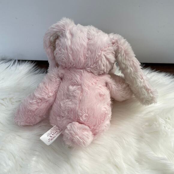 Weighted Floppy Pink Bunny Rabbit Plush TL Toys Bean Bottom Stuffed Animal Soft - Picture 6 of 11